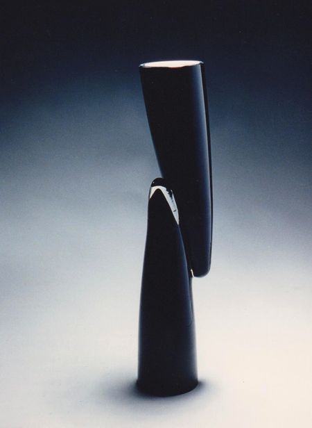 Vase Cornes noir